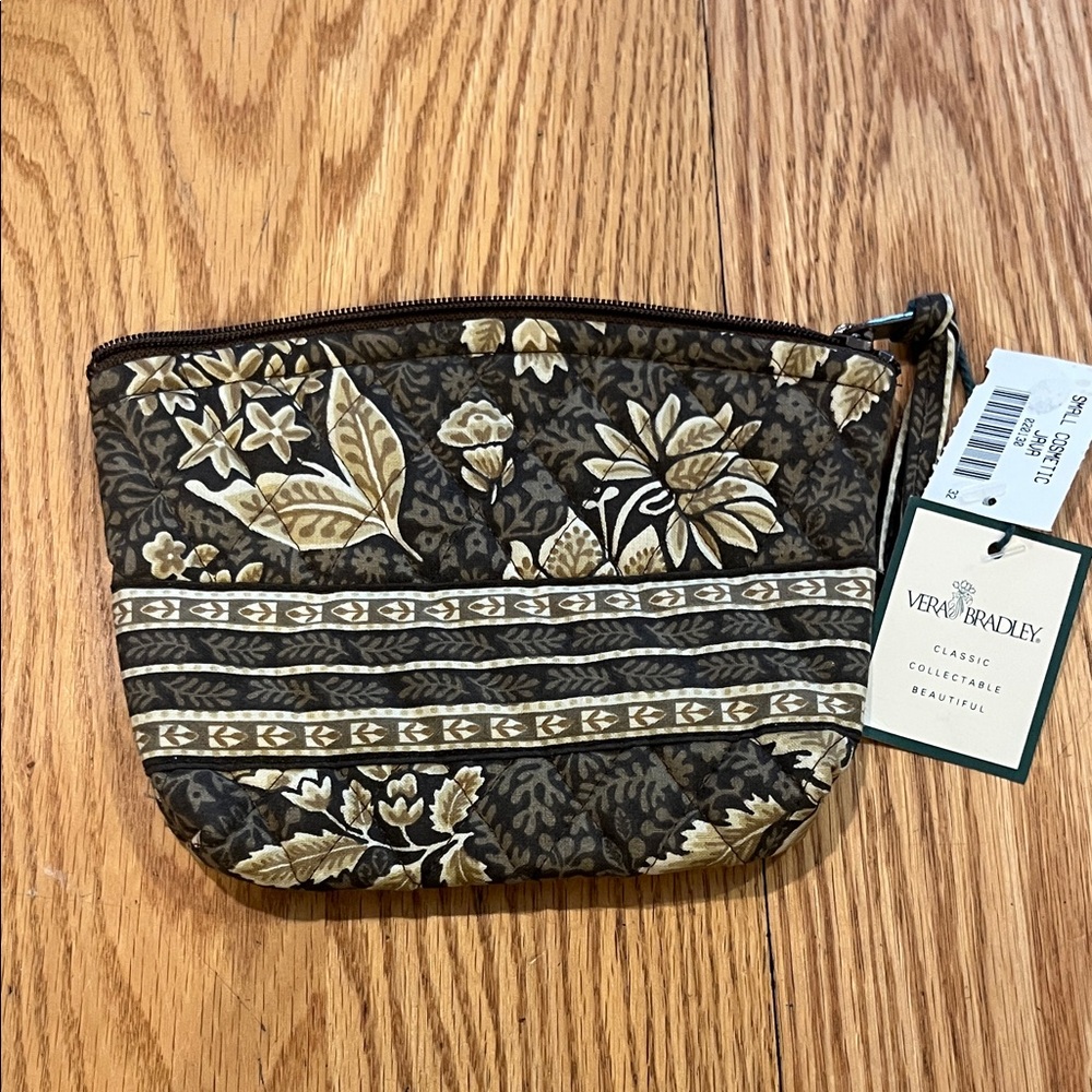 Vera Bradley Small RETIRED Java Print Cosmetic Bag